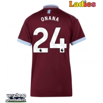 Aston Villa Amadou Onana #24 Replica Home Shirt Ladies 2026-27 Short Sleeve